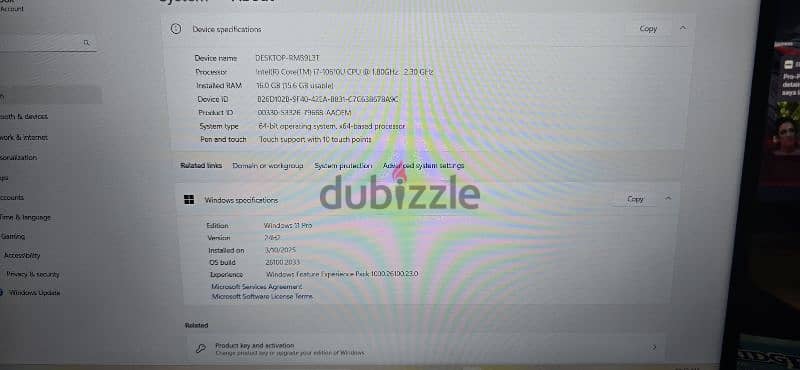 Dell CPU i5 8GB RAM 512 HDD 1