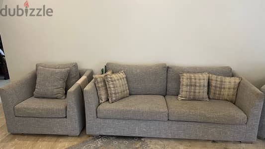 7 seaters gray sofa for sale