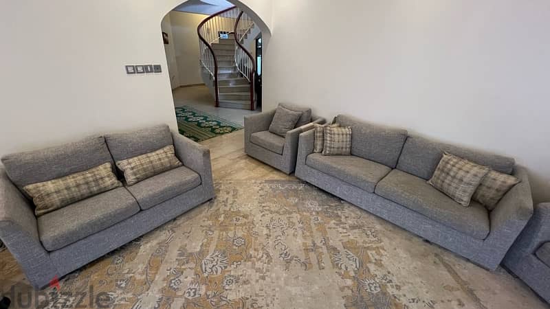 7 seaters gray sofa for sale 2