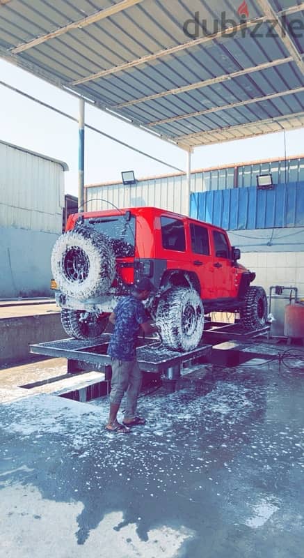 للبيع مغسله سيارات في وجهة صناعيه بركاء Car wash for sale 7