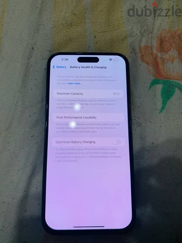 iphone 14 pro max 256gb,90% battery health 3