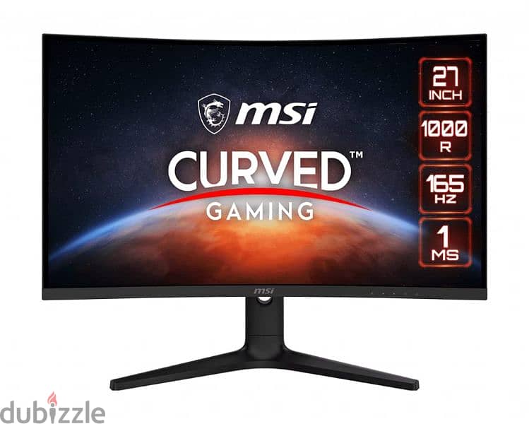 msi 27inch curved gaming monitor very clean 0