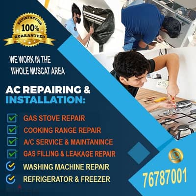 Gas cooker stove Repair Ac Services  تنظيف صيانه المكيفات تصليح طباخه