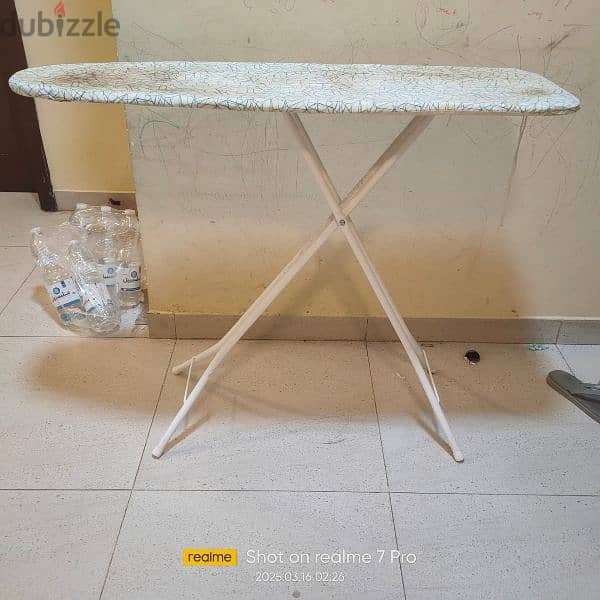 Table and Iron stand 9