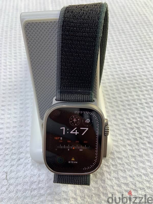 Apple watch Ultra 2 49mm Titanium 10 months Apple warranty available 0