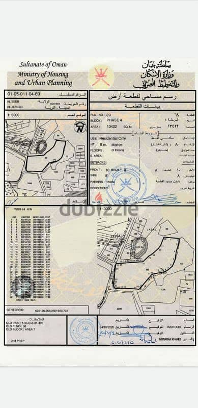 فرصة نادرة للبيع ارض سكنية كبيرة في الجفنين السيب مسقط