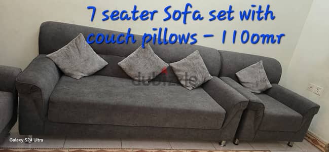 Rarely Used 7 seated Sofa for Sale