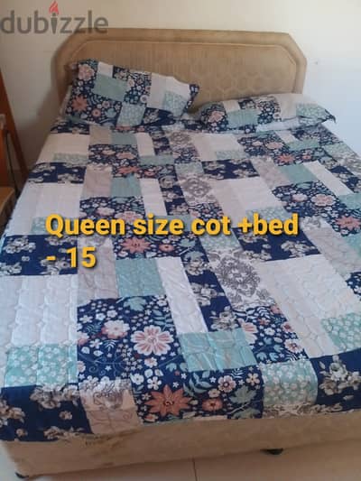 Queen size cot +bed