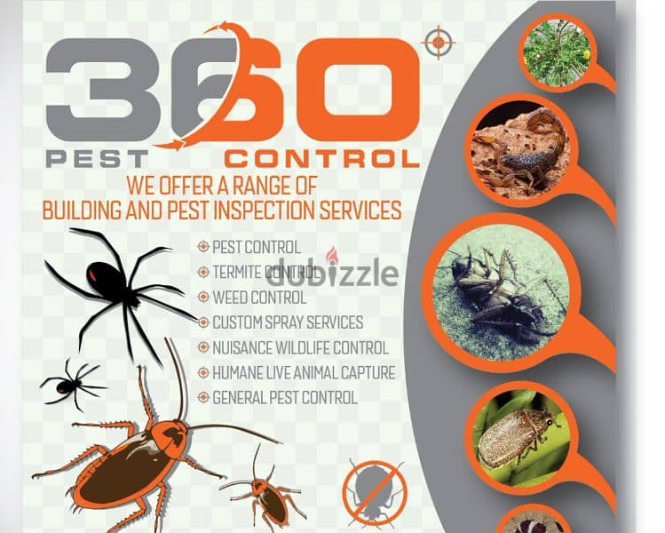 Pest control services nearby areas. 1