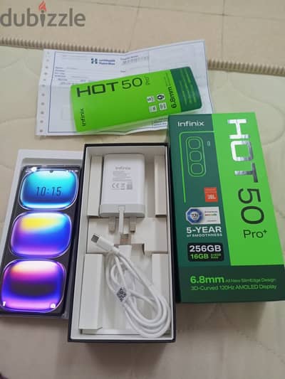 "Infinix Hot 50 Pro+ | 256GB Storage | 16GB RAM | Just 2 Days Used | L