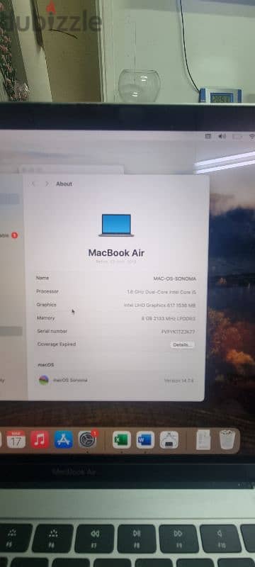 Aplle Macbook Air  i5 1