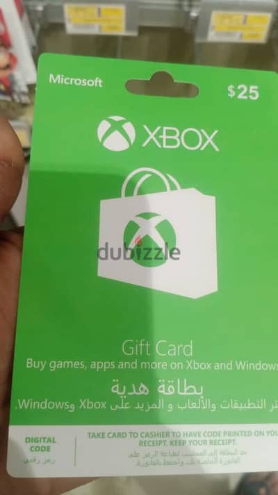 Microsoft Xbox gift card