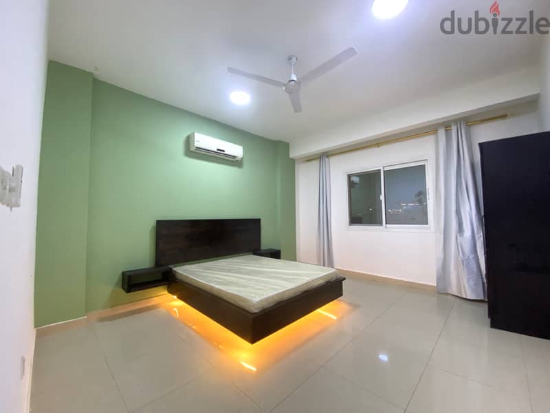 Fully Furnished 2 Bedroom and Hall (2BHK) Apartment in Al Ghubrah 0