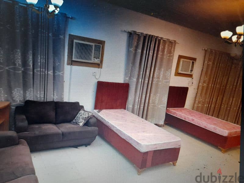 غرف للايجار للموظفات بالخوض room for rent lady only 0