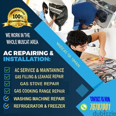 Gas cooker stove Repair Ac Services  تنظيف صيانه المكيفات تصليح طباخه