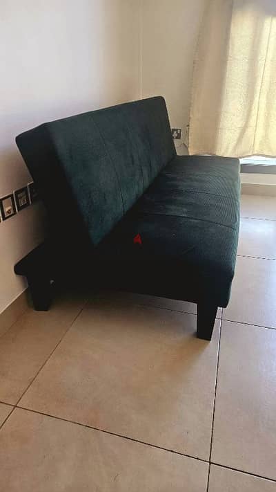 Folding sofa cum bed