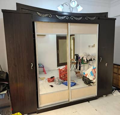 urgent sale Big cupboard with Mirror