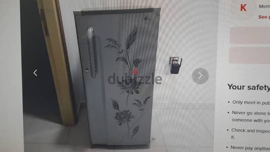 urgentl sale : 190L 4star direct cooling single door.