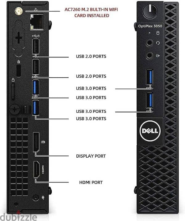 DELL MICRO, 7TH Gen, 16GB RAM, 2 SSD Storage 256 & 512 GB 1