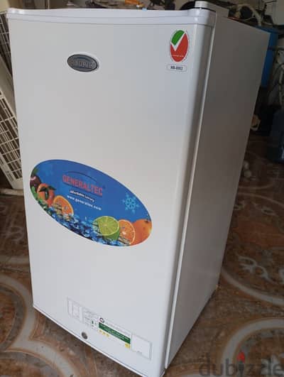 6 month used Generaltek bedroom size refrigerator