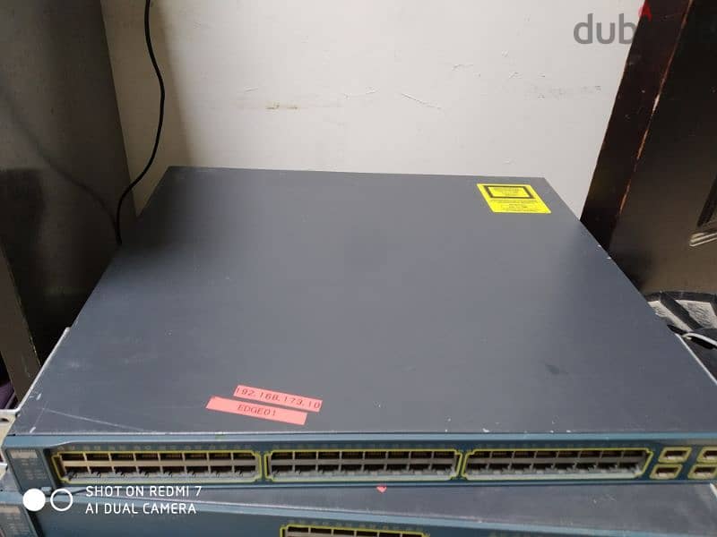 network giga switch poe 48 ports  excellent condition perfect working 4