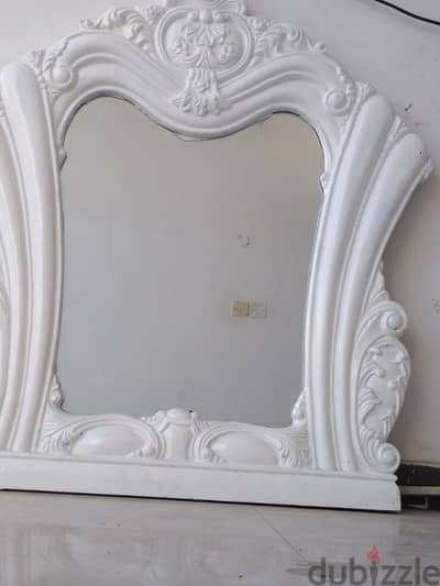 mirror with  wood frame