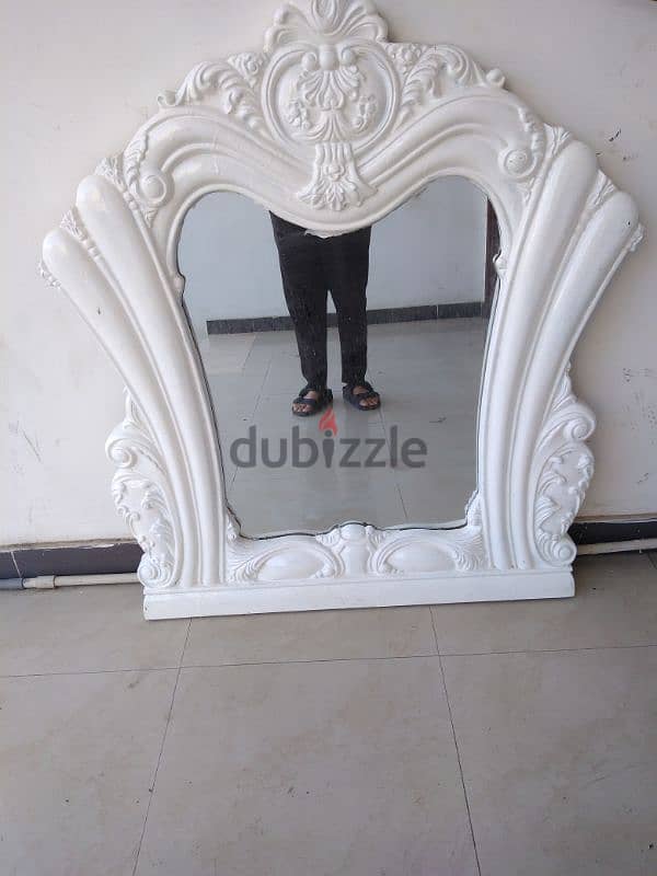 mirror with  wood frame 1