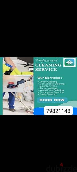 1 time deep cleaning service Vila shop flat apartment cleaning service 1