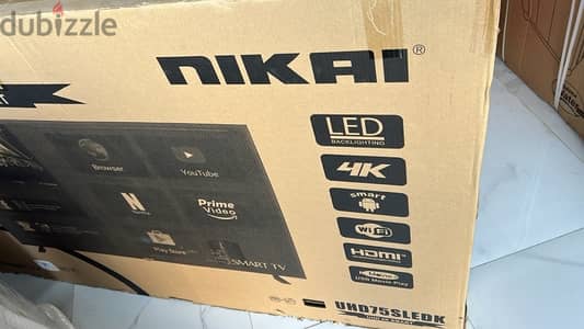 NIKAI 4K 75 inch LED New