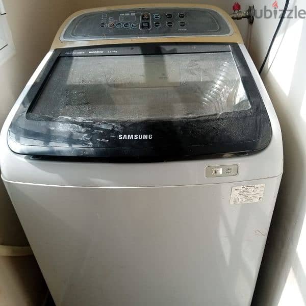 samaung Washing Machine for sale . Almari and chir table 0