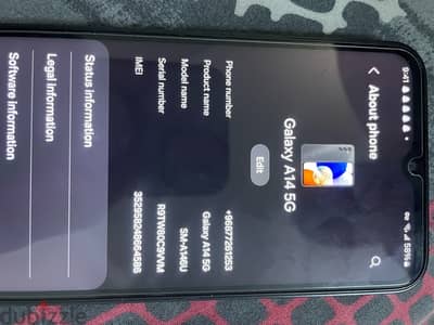 Samsung a14 5G 64gb 4gb ram