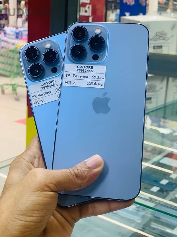 iPhone 13 Pro Max 256GB Blue superb phone 0