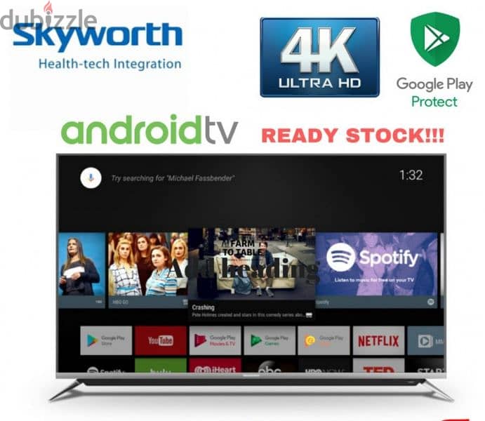 SKYWORTH UHD 4K ANDROID SMART TV 55 inch 2