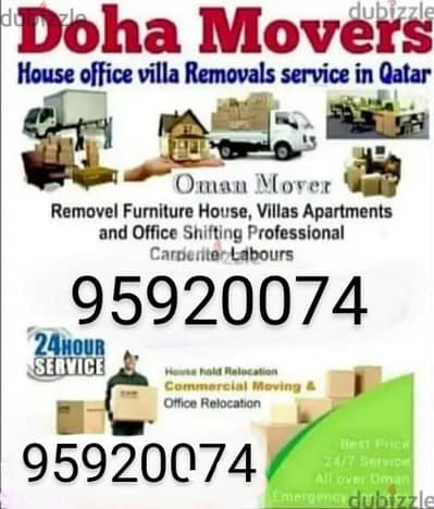 Muscat House shifting (Muscat Movers and Packers)Curtain tv installatn