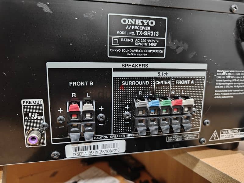 Onkyo Amplifier for sale 5