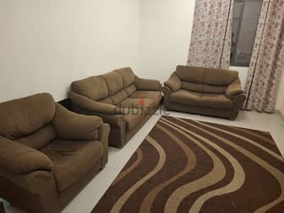 3 +2 + 1 Sofa set with matching carpet!