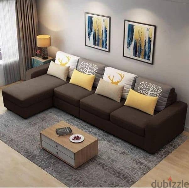 brand new model l shape sofa with bad 2