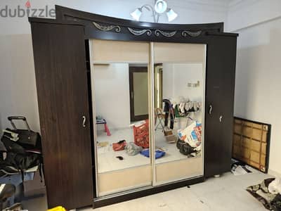 Urgent sale today last, big cupboard with Mirror