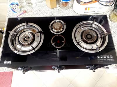 Cooking Stove with 3  burner