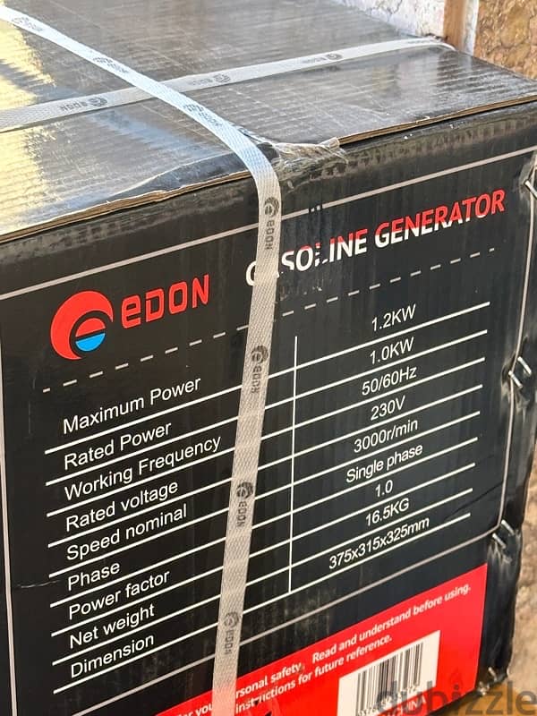 Edon generator small 900watt 2