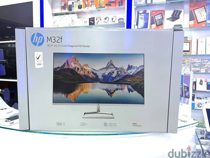 HP M32F 31.5 inch FHD Monitor with AMD FreeSync 2