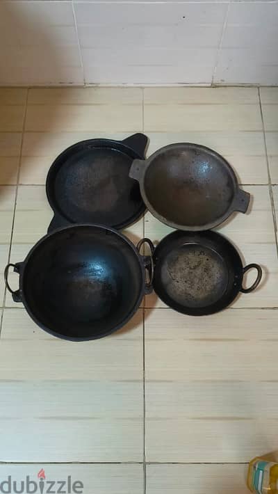 Cast iron vessels