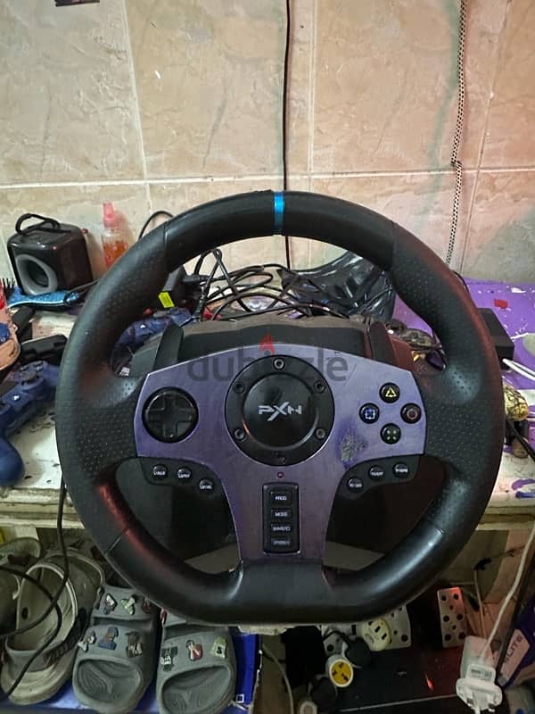 Steering wheel v9 it  work in ps4 ps5 ps3 Xbox pc 0