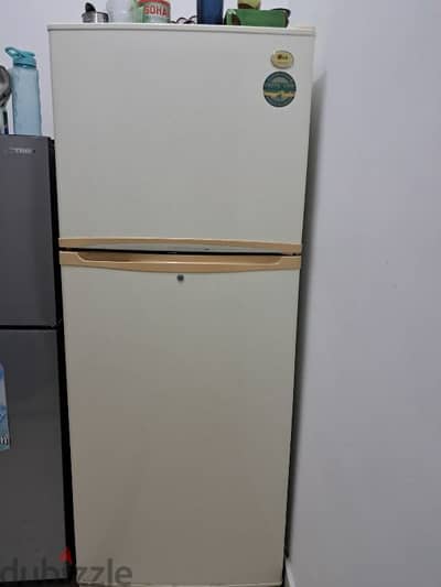 two refrigerator one new and old