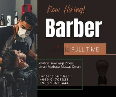 Barber Needed