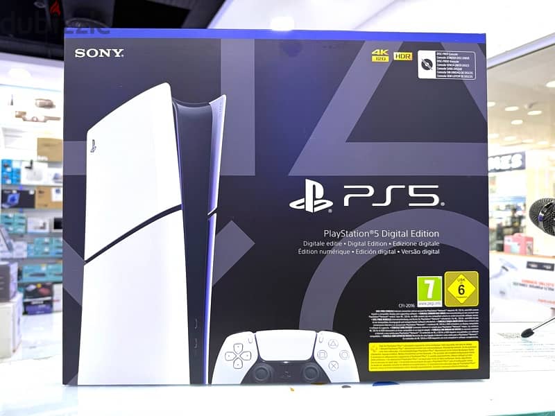 PlayStation PS5 slim digital console 1tb 0