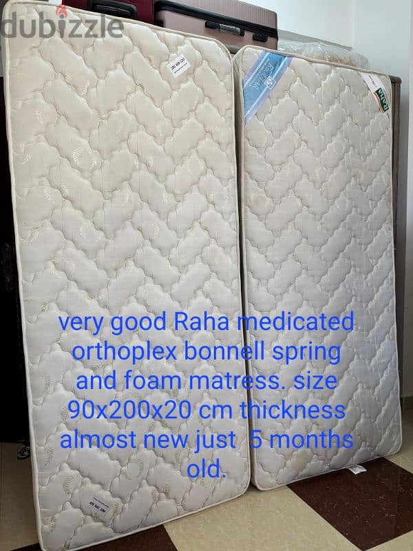 king size Bed, Good conditioned Matress 2 side stand all for Sale!! 1