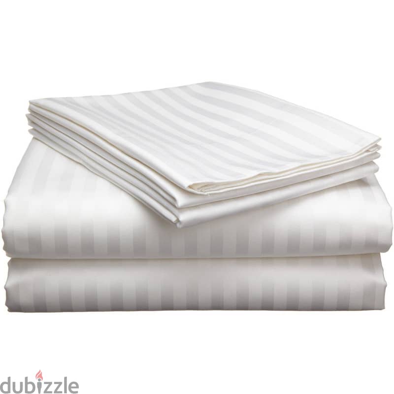 Pure Cotton Bedsheet 3Pcs, King Size (274x274cm) - Ultra Soft 1