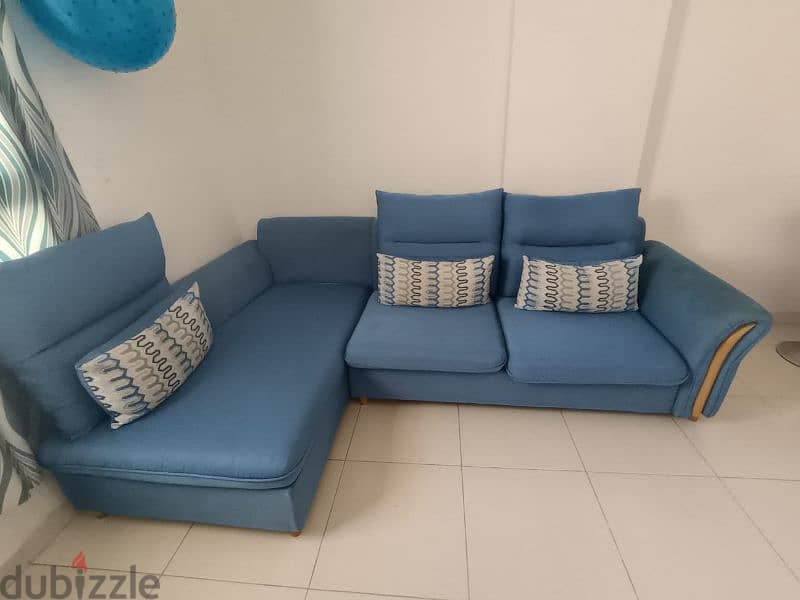 L SHAPED SOFA SET WITH PILLOW 2