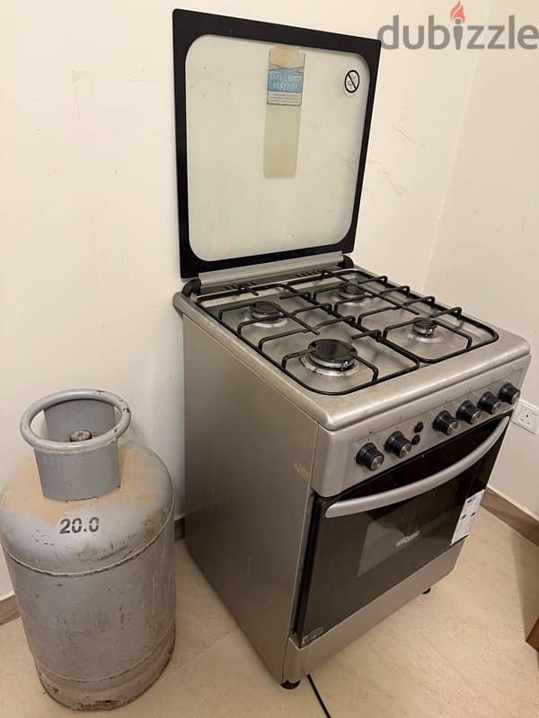 Gas stove with oven + cylinder (package) 1